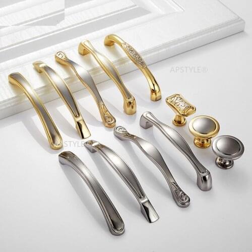 "Nordic Style Zinc Alloy Cupboard Cabinet Handle Wardrobe Furniture Hardware Drawer Kitchen Pull Mirror Bathroom Knob"
