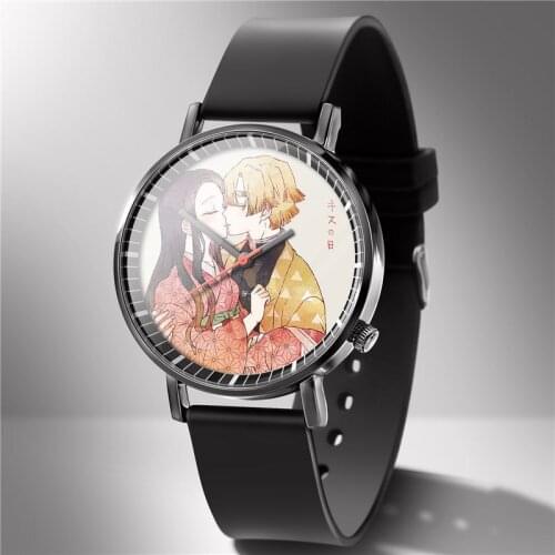 2020 New Anime Demon Slayer Kimetsu no Yaiba Wristwatch For Women Watch Watches Quartz Wristwatch Female Clock Brithday Gifts 04