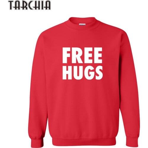 TARCHIA 2021 New Fashion Hoodies Free Hugs Pullover Sweatshirt Personalized Men Coat Casual Parental Survetement Homme Boy