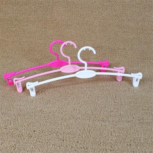 Plastic Hanger For Lingerie Womens Panties Knickers Display Hanger Small Clips Plastic Underwear Bra Hanger for Lingerie Store