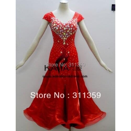 KAKA DANCE B1365,Competition Ballroom Standard Dance Dress,Waltz Dance Competition Dresses,Women,Girl,Ballroom Dance Dress