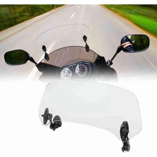 Motorcycle adjustable heightened small windshield suitable CBF190X