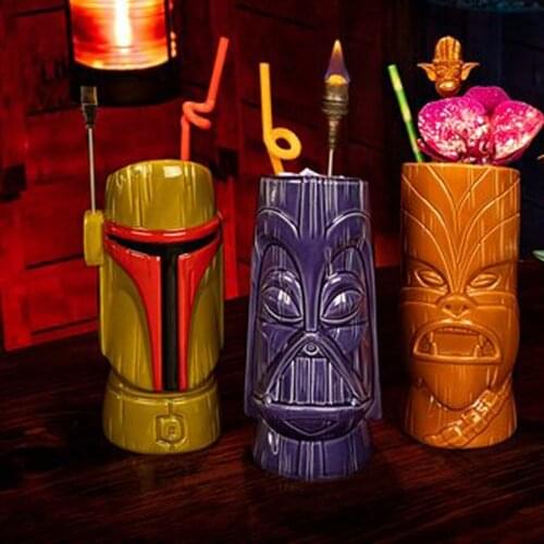 Featured Totem Shaped Relief Relief Crafts Decoration Home Desktop Ornaments 20cm Resin 4 color living room bedroom Home Decor