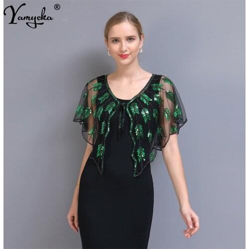 Sexy y2k Summer See Through Sequin vintage corset crop top women blouses mesh smock Party Cover Up tops Irregular Cardigan shawl