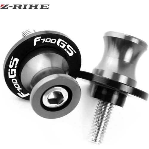 FOR BMW F700GS F 700GS 2013 2014 2015 2016 2017 2018 2019 8MM CNC Motorcycle Accessories Swingarm Sliders Spools Stand Screws