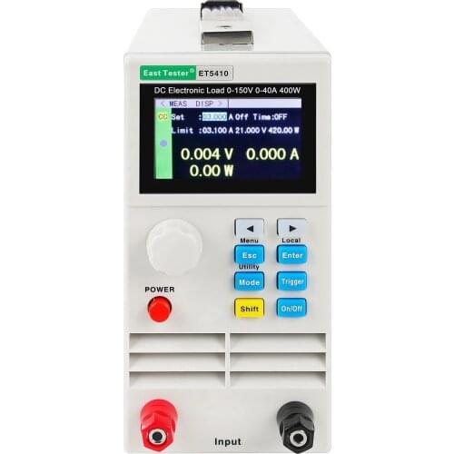 ET5420 ET5410 Electrical Load 150V 40A/15A 400W Professional Programmable Digital DC Load Electronic Battery Tester Load Meter