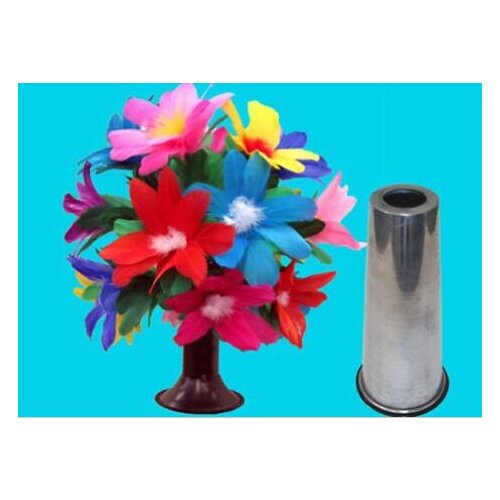 Flower Botania Magic Tricks For Professional Magician Stage Cylinder Appearing Flower Bush Comedy Illusion