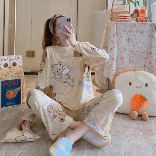 Женские пижамы с длинным рукавом ZVANXVBL China At AliExpress