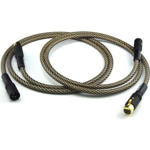 1 Pair Hifi 2 XLR Cable Hi-end XLR Male to XLR Female Cable With Gold-plated XLR Connector