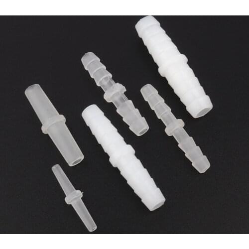 10pcs/lot 3-10mm Plastic Connectors Drip Irrigation Fittings Aquarium Fish Tank Air Pump Aerator Flat Mouth/Pagoda Hose Joints