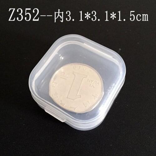 10pcs Plastic transparent small box Product packaging Sample box PP material