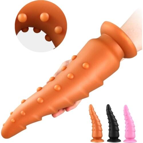 2021 Octopus Tentacles Big Anal Butt Plug Huge Soft Dildos Adult Sex Toys Male Prostate Massgaer G Spot Stimulate Anus Dilator