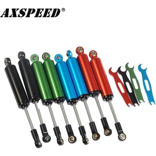 4x 110mm Internal Spring Shock Absorber For 1/10 RC SCX10 D90 Crawler Red/Blue/Green/Black