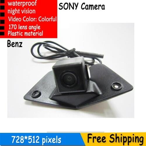 Car-style Waterproof SONY car Logo mark FRONT VIEW Camera for Benz Mercedes Vito Viano A B C E G GL SLK GLK SL R GLA CL CLA AMG