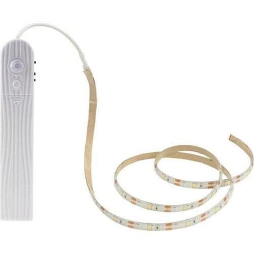 Wireless PIR Motion Sensor LED Strip light 12V Auto on/off Stair Wardrobe Closet kitchen Night lamp 6V 1M 2M 3M TB