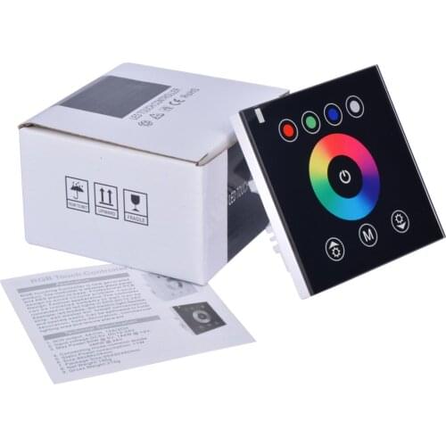 DIY home lighting RGB LED Touch Panel Controller led dimmer for DC12V DC24V 5050 3528 LED strip