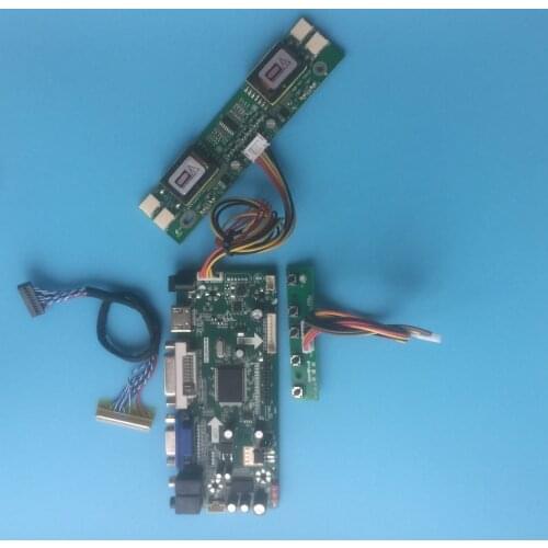 Kit for LTM170EU-L11 Driver HDMI Monitor Screen 1280X1024 DVI VGA Controller board LVDS 4 lamps 30pin DIY M.NT68676 17"
