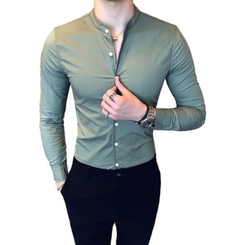 Мужские хлопковые рубашки Left ROM China At AliExpress