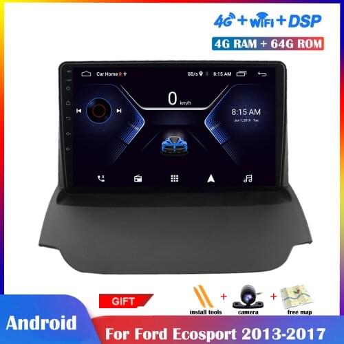 10.1 inch Android Multimedia Player For Ford Ecosport 2013-2017 Car Radio Stereo Navigation DSP Touch IPS Screen Wifi Bluetooth
