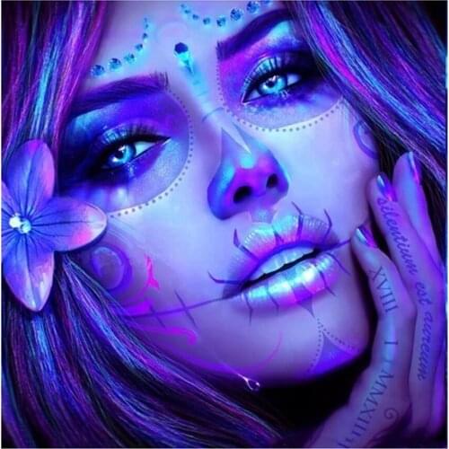 DiY 5D Skull Lady Girl Flower Full Diamond Painting Cross Stitch Kits Art High Quality Portrait 3D Paint By Diamonds