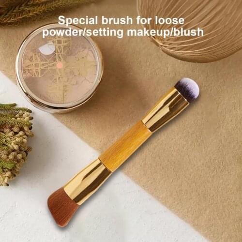 Single Makeup Brush Double-headed Loose Powder Brush Foundation Brush Makeup Tool