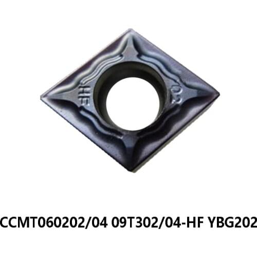 Original CCMT 09T304 CCMT060202-HF CCMT060204-HF CCMT09T302-HF CCMT09T304-HF YBG202 Turning Tools Carbide Inserts Cutter CNC