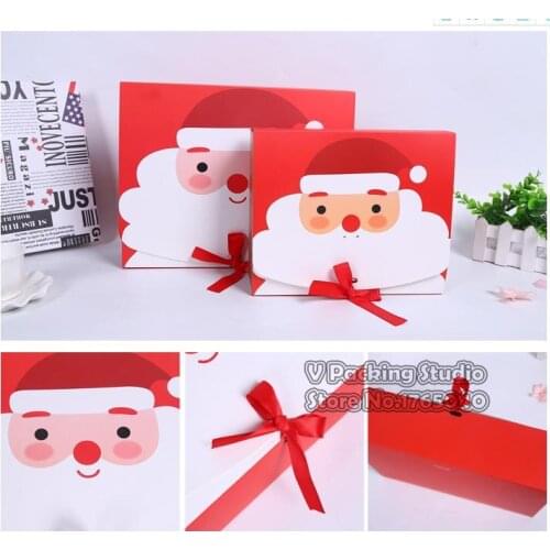 Merry Christmas Candy Gift Box,candy food Biscuits Packaging Boxes Gift Christmas Party Favors Gift Decor boxes