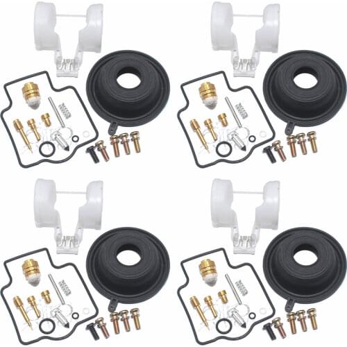 Motorcycle carburetor repair kit oil cup float 4 set for ZZR1200 2002-2005 ZZR 1200