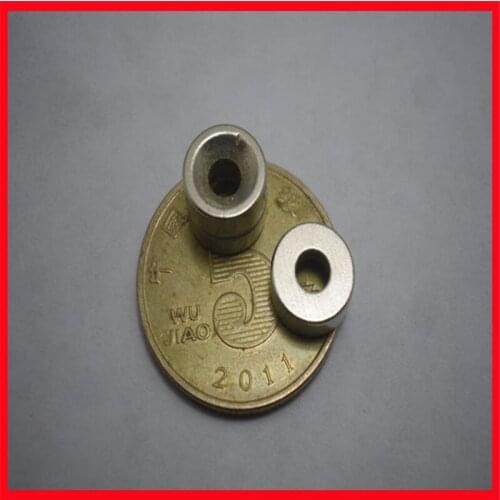 Factory direct rare earth permanent magnet Wang Qiang magnet NdFeB strong magnetic magnet round with hole D8*3MM hole 3MM