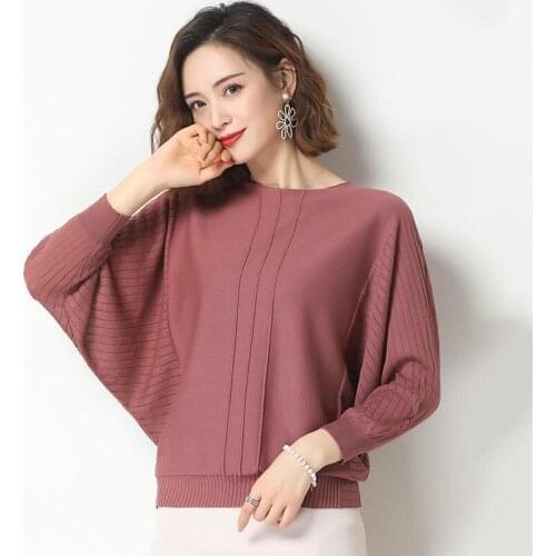 Women Spring Autumn Loose Style Knitted Sweater Pullovers Lady Casual Solid Color Turtleneck Long Sleeve Pullovers Tops ZZ1017