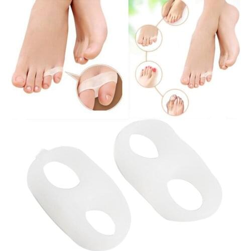 1 Pairs New Silicone Toe Gel Correction Hallux Valgus Relief Pain Big Toe Pinkie Thumb Separator Feet Care Guard For Daily Use