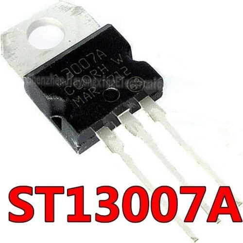 10pcs ST13007D TO-220 ST13007A TO220 ST13007 13007D 13007A HIGH VOLTAGE FAST-SWITCHING NPN POWER TRANSISTOR