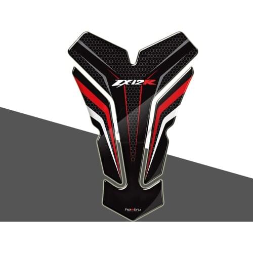 3D Motorcycle Tank Pad Protector Sticker Case for Kawasaki Ninja ZX12R ZX-12R Decals