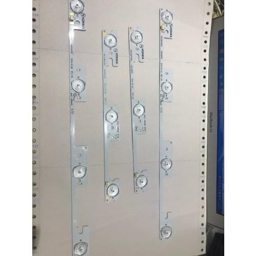 4PCS/ original for Konka KDL32MT626U 2PCS 4LED&2PCS 3LED 35019055 35019056 light bar 32 inch backlight lamp LED strip 6v