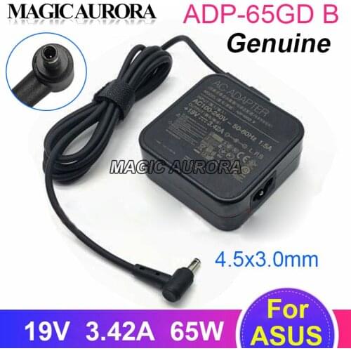 ADP-65GD B 19V 3.42A 4.5x3.0mm Power Adapter For ASUS PA-1650-48 PA-1650-78 EXA1203YH 451LBU400V PU500C PRO0551 Laptop Charger