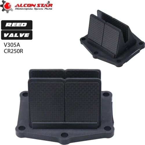 Alconstar- V-Force3 V305A CR250R Reed Valve For HOND CR250R Carbon Fiber Motorcycle Intake Reed Valve 125cc 250cc Reed Block