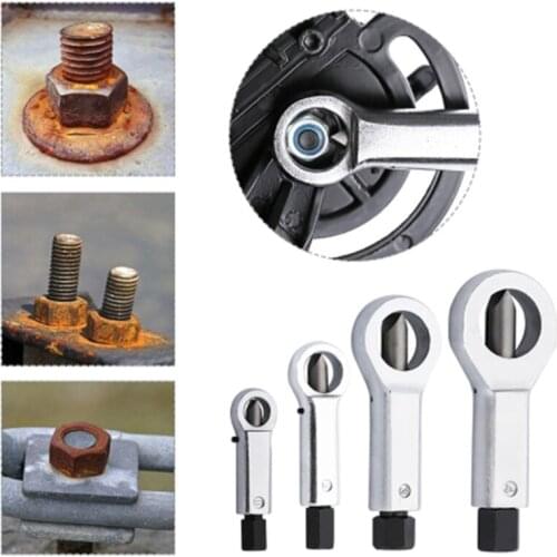 Car Metal Nut Splitter Adjustable Breaker 4 Size Manually Pressure Slitting Tooth Nut Cracker Remover Extractor Repair Tools
