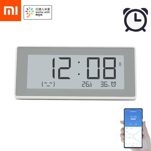Xiaomi Mijia BT4.0 Wireless Smart Digital Alarm Clock Indoor Hygrometer Thermometer Temperature Measuring Tools