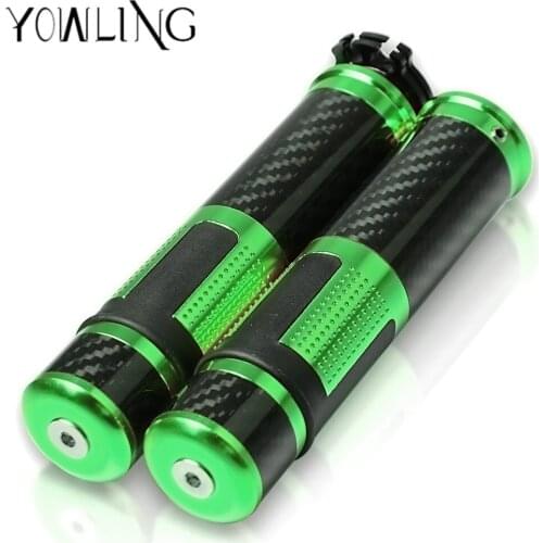 22mm motorcycle handlebar motocross handle bar grip ends For Kawasaki ZX6R ZX7R ZX10R ZX14R NINJA650R Z800 Z1000 z800 mt09 mt07