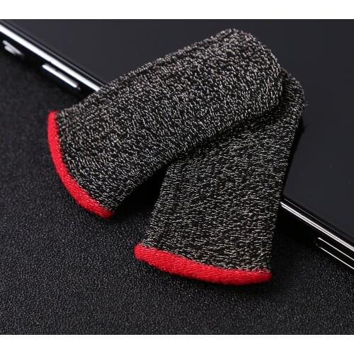 Anti-Skid Finger Sleeve Cover Breathable Sweat Proof Touch Finger Thumb Gloves Sensitive Finger Glove Breathable Gaming