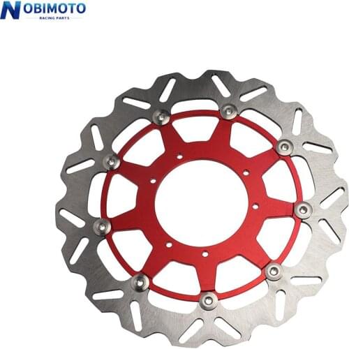 Motorcycle 320MM Floating Brake Good Quality Polish Disc Rotor Stainless Steel Carrier For Honda CRE CRR CRFX CRFR 125CC 450CC