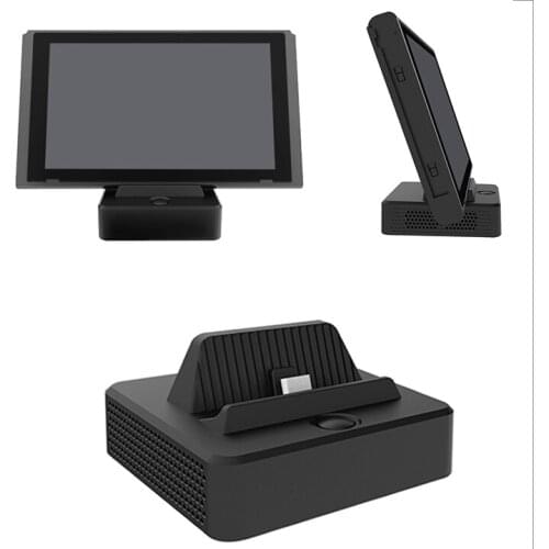 Portable Type C TV Dock Base Support 4K Video USB 3.0 HDMI-compatible Dock Station Mount Case for Nintend Switch NS Console