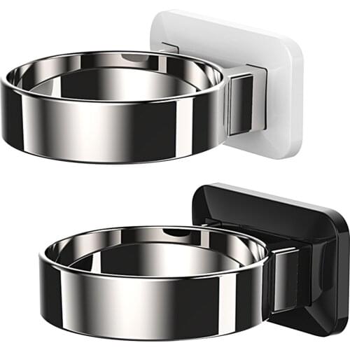 Punch-Free Hairdryer Storage Rack Wall-Mounted Hairdryer Holder Shelf For Household Bathroom Wardrobe Wall Mount Rack Holder