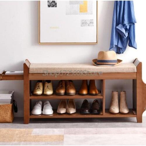 Shoe changing stool Simple and modern shoe stool Door storage storage stool Multifunctional shoe rack sofa stool Economical shoe
