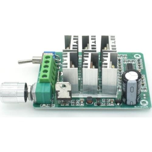 Three-phase brushless sensorless speed controller,motor speed controller DC 5V 6V 9V 12V 36V fan controller forward and reverse