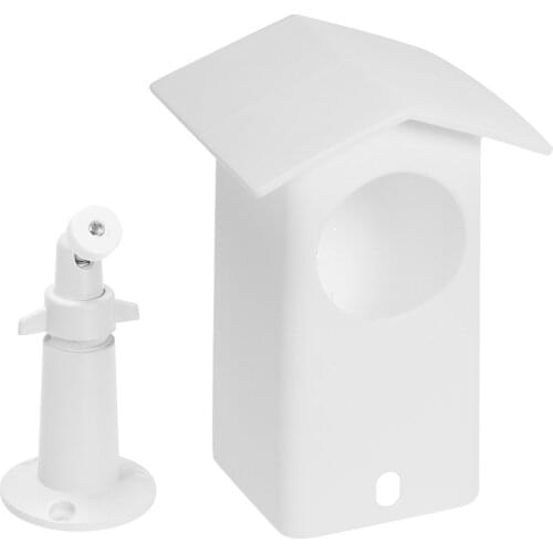 Real Water Resistant Protective Case + 360 Degree Protective Adjustable Metal Wall Mount Bracket for Wyze Cam Pan Suitable Use