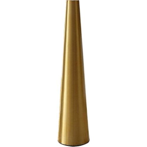Gold Metal Vase Small Flower Vase Cone Vases for Wedding Table Center Decoration Home Decoration