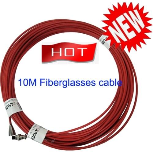 10M Fiberglasses cable 5mm Pipe Inspection Video Camera,Drain Sewer Pipeline Industrial Endoscope System Cables for CA2163 style