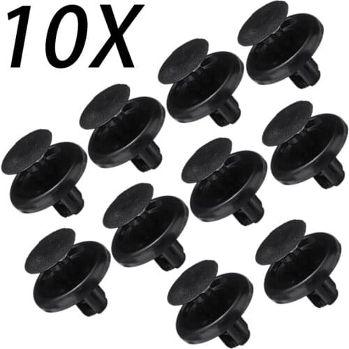 10pcs 7mm Plastic Clips Wheel Arch Inner Wing Lining Engine Shield Trim Clip Screw Clip Clasp Fastener For Toyota For Lexus