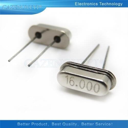 10pcs/lot hc-49s 16MHz Oscillator quartz resonator HC49S 49S 16M 16.000mhz DIP-2 crystal In Stock